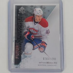 Nathan Beaulieu Upper Deck SP Authentic Future Watch 2008/09 Canadiens Rookie